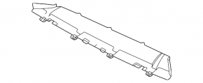 Left radiator deflector VW Atlas 21-23 2.0T