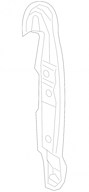 Wing seal door-wing left Audi A6 C7 12-18