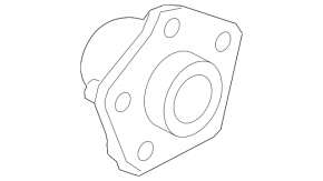 Rear left hub for Audi Q8 19-25