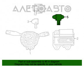 Airbag Sensor Door Left Jeep Compass 11-16