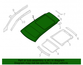 Metal roof Nissan Pathfinder 13-20 for panorama