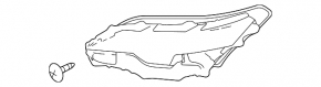 Right headlight lens for Lexus RX 23-26 Japan built