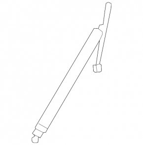 Shock absorber trunk door left Hyundai Tucson 16-21 electric