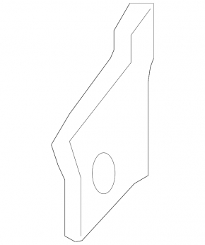 Left arch trim plug Kia Optima 16-20