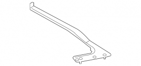 TV bar eyelash right Audi A4 B8 08-16 sedan