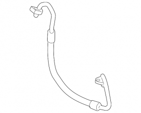 Nissan Altima 13-18 air conditioning condenser-compressor hose