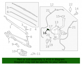 Hyundai Ioniq 5 22-24 Washer Fluid Level Sensor