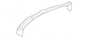 Wiper grille plastic Mercedes GLC 16-22 missing part
