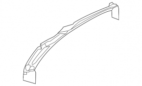 Wiper grille plastic Mercedes GLC 16-22 missing part