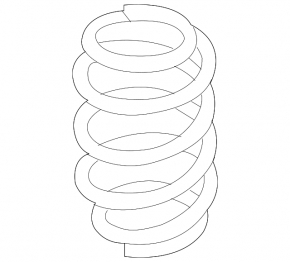 Front left spring Mazda3 MPS 09-13