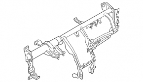 Under-torpedo pipe reinforcement Ford Fiesta 11-19 rusty