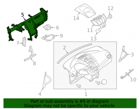 Under-torpedo pipe reinforcement Ford Fiesta 11-19 rusty