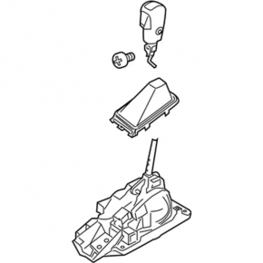 Gearbox shifter Ford Explorer 16-17 rest