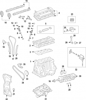 Cylinder head assembly Ford Ecosport 18-20 2.0