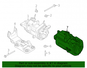 Ford Mustang Mach-E 21-23 Air Conditioning Compressor Housing