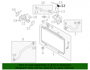 Mazda CX-5 Coolant Expansion Tank Cap 17-