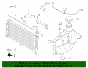 Lower left intercooler bracket for BMW X2 F39 18-23 B46 plastic