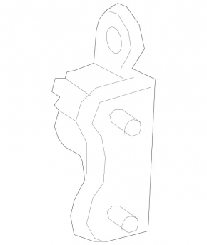 Upper rear left door hinge Mercedes GLA 14-20