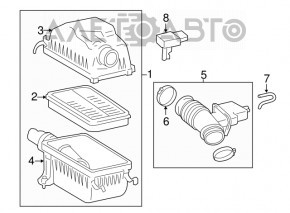 Lexus GX460 10-23 Air Flow Meter