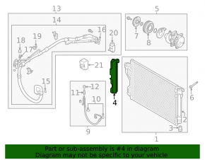 Right radiator deflector for Kia Optima 2014-15 2.4