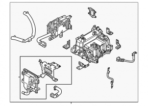Kia Sorento 22-24 HEV inverter assembly