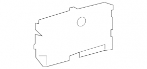 Front left side member nose bracket for Toyota Corolla 14-19