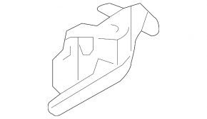 Door handle inner rear right Mitsubishi Outlander 14-21