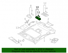 BMW 335i e92 passenger light (07-11)