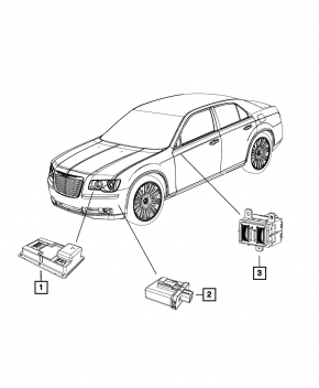 Ignition unit Chrysler 300 11-23