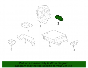 Airbag Sensor Front Left Honda Accord 13-17