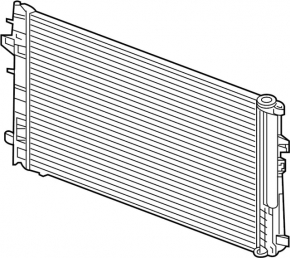 Air conditioner radiator condenser Infiniti QX30 17- NRF