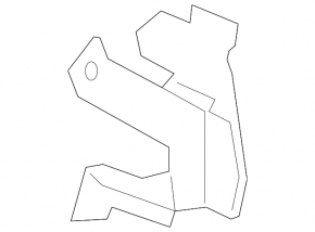 Blind Spot Sensor Bracket, Right, Porsche Cayenne 19-23