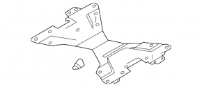 Central underbody strut Mazda CX-30 20-21 2.5