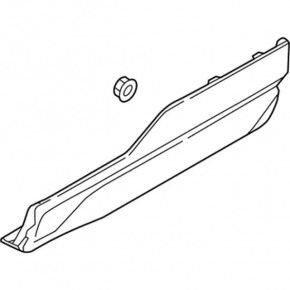 Door trim lower rear right Ford Edge 15-24 Sport, ST, ST-Line