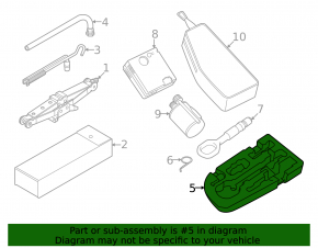Foam plastic for Volkswagen ID.4 21-23 tool