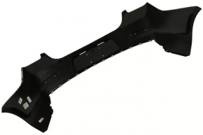 Rear bumper bare Chevrolet Malibu 13-15 graphite, dented, broken mount