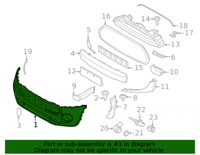 Mini Cooper F56 3D 14-21 S Front Bumper