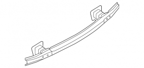 Rear bumper reinforcement for BMW 335i e92 07-10
