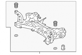 Front subframe for Kia Seltos 2021-2023