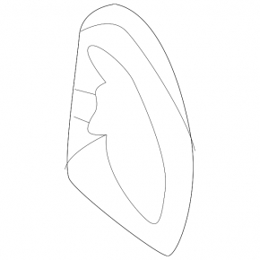Inner left wing seal Infiniti QX50 19-