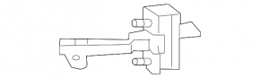 Front left door limiter Lexus RX350 RX450h 10-15