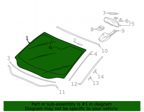 Windshield Honda Clarity 18-21 usa