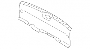 Hyundai Elantra UD 11-13 Trunk opening trim