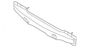 Rear Bumper Reinforcement Hyundai Veloster 12-17