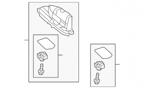 Antenna fin Toyota Prius 50 16-20 with JBL and navigation