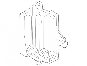 Fuse box bracket under the dashboard right Audi A4 B8 08-16