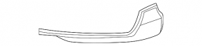 Right front bumper lip for Audi Q3 18-18