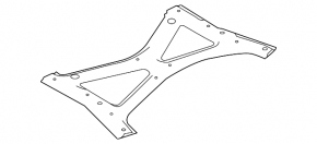 Porsche Panamera 10-16 Front Subframe Strut Rear AWD