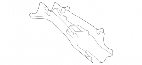 Rear control arm trim, left, lower, Mercedes A-class V177 19-22
