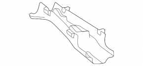 Rear control arm trim, left, lower, Mercedes A-class V177 19-22